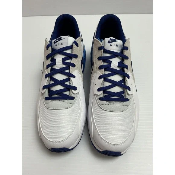 Men's Nike Air Max Excee Shoes White Deep Royal Blue Size 10 DZ0795-100